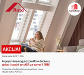 AKCIJA ROTO KROVNIH PROZORA - OPŠAV I SPOJNI SET ZA 1 EUR