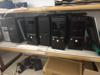 Rabljena računala, monitori, printer sve zajedno lot
