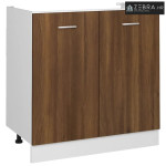 Ormarić za sudoper Lyon Smeđi hrast 80x46x81,5 cm Konstruirano drvo -