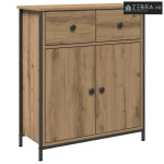 Komoda boja hrasta artisan 70x30x80 cm od konstruiranog drva - Hrast a