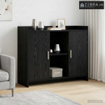 Kreveta Black Oak 98,5 x 33 x 80 cm Konstruirano drvo - Crni hrast