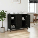 Kreveta Crni hrast 97 x 33 x 81 cm Konstruirano drvo - Crni hrast s 2