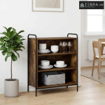 Kreveta Dimljeni hrast 97 x 33 x 81 cm Konstruirano drvo - Dimljeni hr