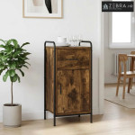 Kreveta Dimljeni hrast 97 x 33 x 81 cm Konstruirano drvo - Dimljeni hr