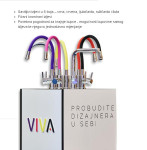 Nord VIVA slavine u boji za sudoper, savitljivi izljev - DOSTAVA!