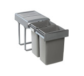 EKOTECH ugradbena kanta za smeće Mega 40 2 x 20