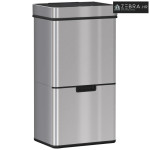 Kanta za smeće 47 L s senzorom + 2 × 12,5 L, automatska, od nehrđajuće