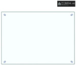 Kuhinjska zaštita od prskanja prozirna 70x50 cm kaljeno staklo