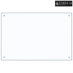 Kuhinjska zaštita od prskanja prozirna 90x60 cm kaljeno staklo