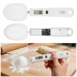 Digitalna kuhinjska tehtnica žlica LCD do 300g bela