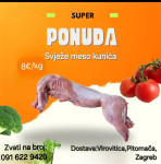 Meso kunića. DOSTAVA! ZAGREB