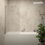 Aquaestil Titan I paravan za kadu, 76 x 140 cm, preklopni (zakretni)