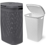 KOŠARA ZA RUBLJE SIVA I BIJELA - NOVO