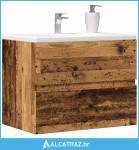 Kupaonski ormarić boja drva 60x38,5x45 cm konstruirano drvo - NOVO