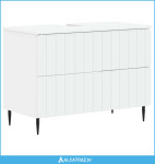 Kupaonski ormarić za sudoper ZWOLLE Bijela 82 x 41 x 58,5 cm - NOVO