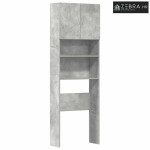 Ormarić za perilicu rublja boja betona 64x24x190 cm drveni - Beton siv