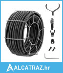 Sajla za čišćenje odvoda 100 FT x 3/4 inča, čelična sajla za čišćenje