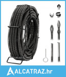 Sekcijski kabel za čišćenje odvoda 66 stopa/20,1 m x 5/8 inča/1,6 cm i