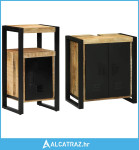 Set namještaja za kupaonicu 2 pcs Smeđa Čvrsto grubo drvo manga - NOVO