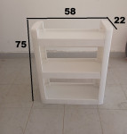 Stalaža pvc s 3 police