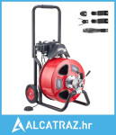 Stroj za čišćenje odvoda 30 m x 19 mm, automatski odvodni svrdlo za ka