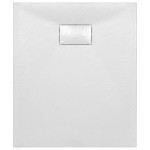 vidaXL Kada za tuš SMC bijela 90 x 70 cm（144768）