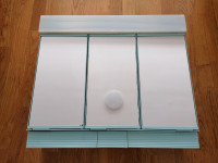 Kupaonski ormarić sa ogledalom svjetlo plavi 61 x 52,5 x cca 14 cm