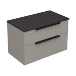 Miriad 80 donji kupaonski ormarić kašmir s pločom scivaro škriljevac