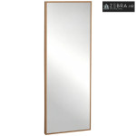 Zidno ogledalo, visoko, okvir od borovine, 45D x 125V x 4,8Š cm