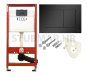 TECE ugradbeni vodokotlić s crnom tipkom