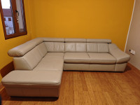 Kožna kutna garnitura