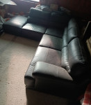 Kožna kutna garnitura