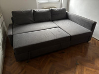 Kutna garnitura siva Ikea