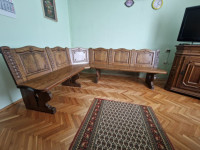 KUTNA KLUPA MASIVNA HRAST