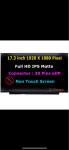 Lcd 17,3 full hd slim 30 pin