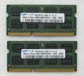 2x2GB(4GB) SAMSUNG M471B5673EH1-CF8 PC3-8500S 1066mhz DDR3 SODIMM