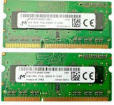 2x4GB(8GB) Micron MT8KTF51264HZ-1G6E1 1Rx8 PC3L-12800S DDR3L SODIMM