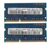 2x4GB RAMAXEL RMT3170EF68F9W-1600 DDR3L 1.35V SODIMM
