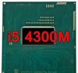 Intel i5-4300M SR1H9  socket G3