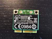 WIFI + BT BROADCOM BCM94313HMGB HP 657325-001 657308-001 1/2 Mini PCIe