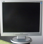 PHILIPS 190S7FS/00 monitor, 19", VGA, DVI, malo korišten, ispravan, 09