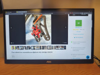 Aoc 54cm full HD Led display DVI VGA