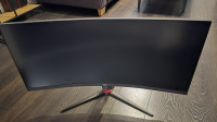AOC CU34G2X 86,4cm (34″) WQHD Gaming Monitor Curved 21:9 HDMI/DP/USB 1
