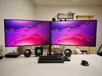 Dell U2518D + U2520D + nosač