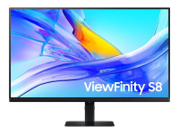 SAMSUNG 32" ViewFinity S8 Monitor LS32D800UAUXEN, VA 4K UHD, 60Hz, 5ms