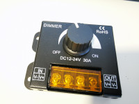 Dimmer za LED rasvjetu, LED trake 12-24V, 30A