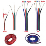 RGB ILI RGBW 4 - 5Pin ILI 2pin zica za napajanje za 5050 LED trake