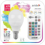 Avide Pametna sijalica, LED 4.9W, E14, RGB+W, 2700K, daljinski - Smart