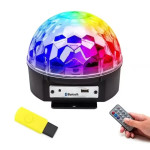 Disco LED RGB projektor i MP3 bluetooth player + USB ključ i daljinski