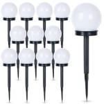 Set 12 solarnih vrtnih lampi LED 6500K – rasvjeta za staze, dvorište i